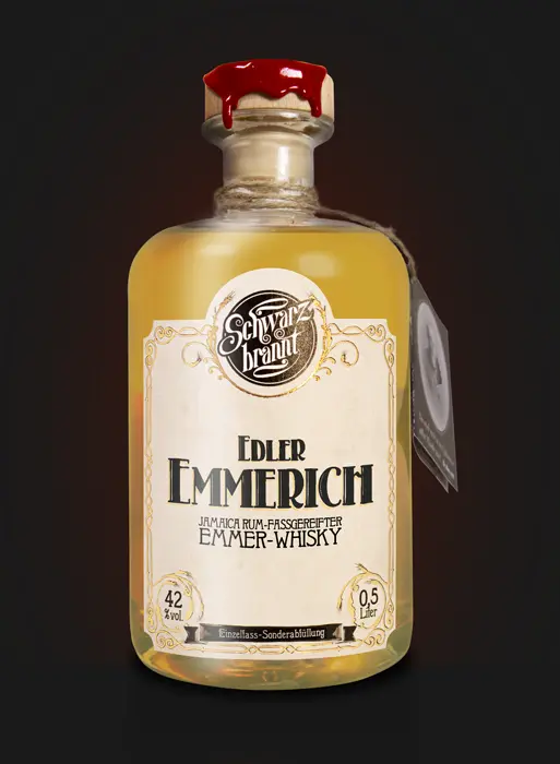 Edler Emmerich, BIO Emmer Whisky, 500ml, 42% vol. 